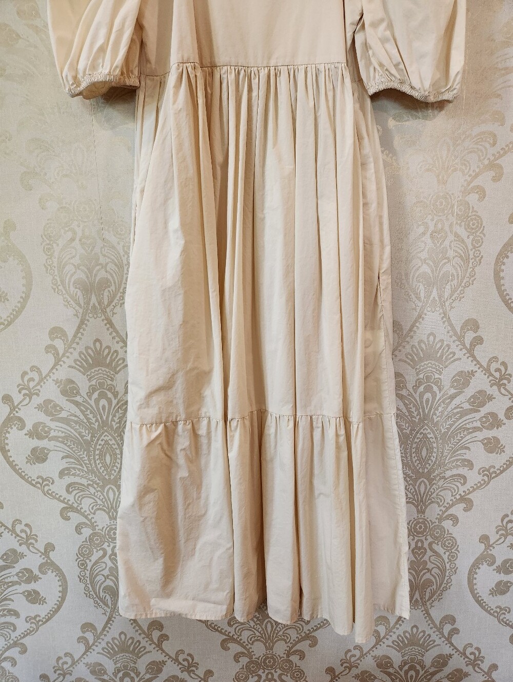 A Bronze Age Serenity Puff Dress Parchment - Picture 8 of 10